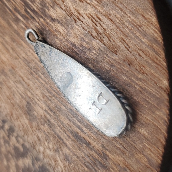 Old pawn Navajo sterling native DI signed pendant - Picture 4 of 4